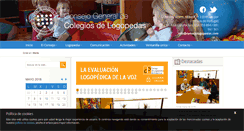 Desktop Screenshot of consejologopedas.com